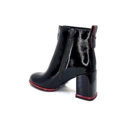 Elue Par Nous Elue Par Nous Paella Cuir Noir Vernis Bottines