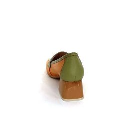 Hispanitas Hispanitas Chv 243277 Cuir Beige Orange Vert Mocassins