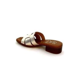 oh my sandals - innova footwear Ivoire 5343 Cuir Or Mules