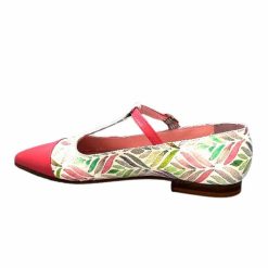 Dansi Dansi 5232 Flower Cuir Rose Ballerines