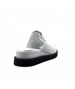 Ivoire-354 Ivoire 107 911 Cuir Blanc Mules