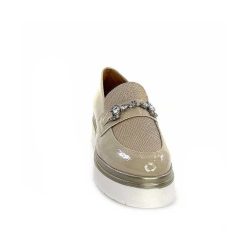 Ivoire0130a Ivoire 2C5154 Vernis Beige Mocassins