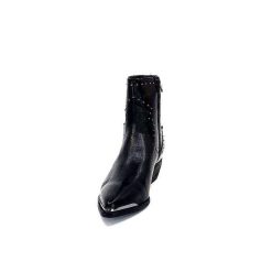 Ivoire0341a Ivoire Ar232 Cuir Noir Bottines