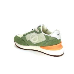 No Name No Name Tova Runner W Daim Vert Textile Vert Blanc Orange Baskets