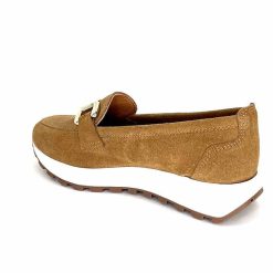 Ivoire0209b Ivoire 12875 Daim Taupe Mocassins