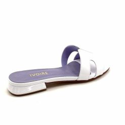 Ivoire0248 Ivoire 5237 Vernis Blanc Mules