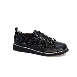 XSA Xsa 8010 Psiche Cuir & Daim Noir Baskets