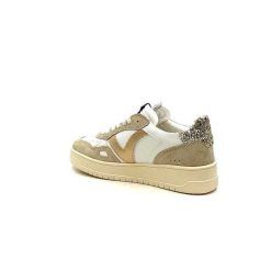 Victoria Victoria 12571119 Cuir Blanc Daim Beige Baskets