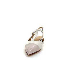 Ivoire0347b Ivoire Ch788 Cuir Creme Ballerines