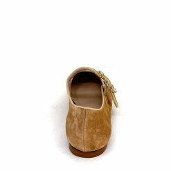 Ivoire0532 Ivoire H447 Sf28 Daim Camel Ballerines