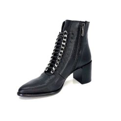 Dansi Dansi 6104 Cuir Noir Bottines