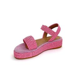 Ivoire0467a Fiorina S148 J738 Raffia Rose Plateformes