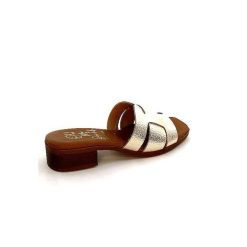 oh my sandals - innova footwear Ivoire 5343 Cuir Or Mules