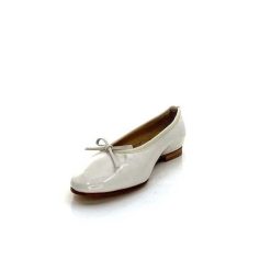 l'arianna L'Arianna 1705 Cuir Vernis Creme Ballerines