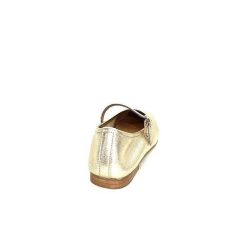 We Do Ivoire 55362 Cuir Metal Dore Ballerines