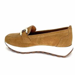 Ivoire0209b Ivoire 12875 Daim Taupe Mocassins