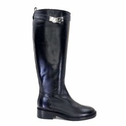 JHay J.Hay 1101 Cuir Noir Bottes