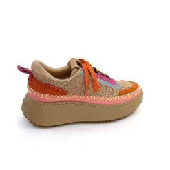 Steve Madden Steve Madden Double Take Textile Rose Orange Beige Baskets