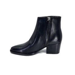 Ivoire0104a Ivoire 46105 Cuir Noir Bottines