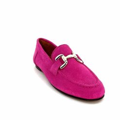 Ivoire0209b Ivoire 12807 Daim Fuchsia Mocassins