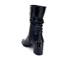 Regarde Le Ciel Regarde Le Ciel Johan 11 Cuir Noir Bottines