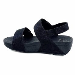 Fitflop Fitflop Ga2/90 Textile Glitter Noir Sandales