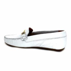 Ivoire0209b Ivoire 12052 Cuir Blanc Mocassins