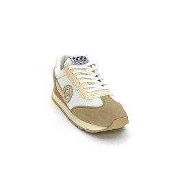 No Name No Name City Run Jogger W Daim Beige Textile Blanc Baskets