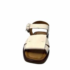 Ivoire0401a Ivoire 500.4314 Cuir Creme Sandales