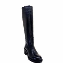 398-ivoire Ivoire 5282 Livv Cuir Noir Bottes