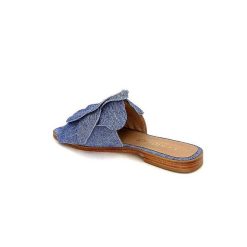 Ivoire0467a Fiorina S189714 Textile Denim Mules