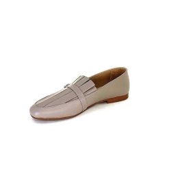 Ivoire-354 Ivoire 150870 Cuir Taupe Mocassins