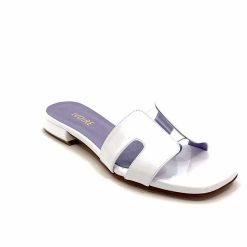 Ivoire0248 Ivoire 5237 Vernis Blanc Mules