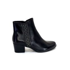 Regarde Le Ciel Regarde Le Ciel Isabel 56 Delice Cuir Noir Bottines