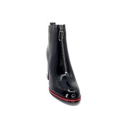 Elue Par Nous Elue Par Nous Paella Cuir Noir Vernis Bottines