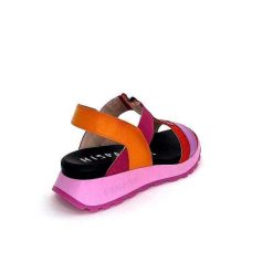 Hispanitas Hispanitas Chv 243308 Cuir Rouge Orange Fuschia Plateformes