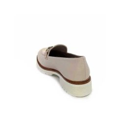 Ivoire0130a Ivoire 8B5118 Cuir Creme Mocassins