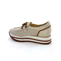 Softwaves Softwaves 7.7856-85 Cuir Daim Beige Marron Mocassins