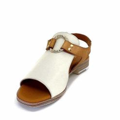 Paula Urban Paula Urban 9661 Cuir Off Camel Sandales