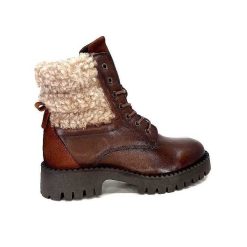 Ivoire0460a Ivoire Viyan Cuir Marron Bottines