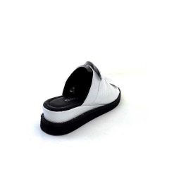 Ivoire-354 Ivoire 107911 Cuir Blanc Mules