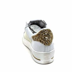 Semerdjian Semerdjian Smr Noubar 11464 Cuir Blanc Glitter Or Baskets