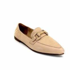 398-ivoire Ivoire M24066 Zb Cuir New Nude Mocassins