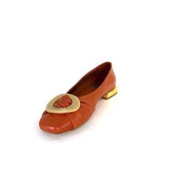 angel alarcon Angel Alarcon 24004 Cuir Orange Ballerines