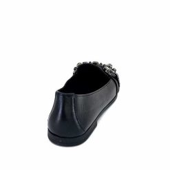 398-ivoire Ivoire 1M23035 Cuir Noir Ballerines