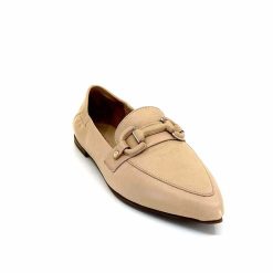 398-ivoire Ivoire M24066 Zb Cuir New Nude Mocassins