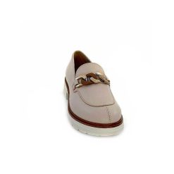 Ivoire0130a Ivoire 8B5118 Cuir Creme Mocassins