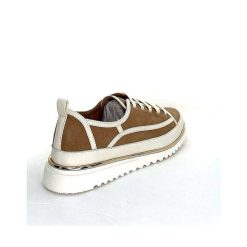 XSA Xsa 9951 Cuir Daim Beige Marron Baskets