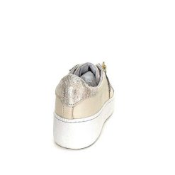 Méliné Meline Pf 7 Acc Var 9102 Cuir Beige Bijoux Baskets