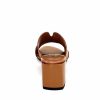 Ivoire0352 Ivoire F1555 Dario 3 Cuir Marron Cognac Mules